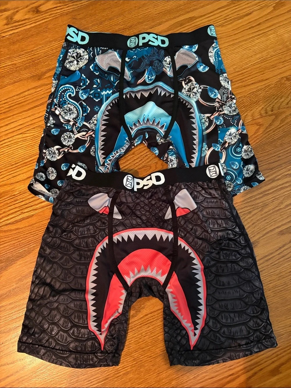 PSD men’s Shark Graphic Boxer Briefs -  (bundle of 2)